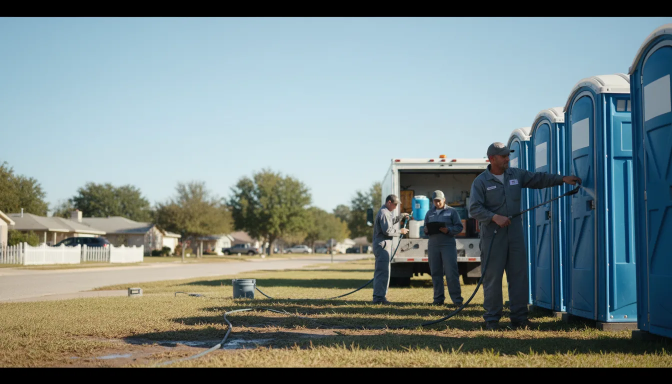 Long-Term Portable Toilet Rental in Pineville, SC near me